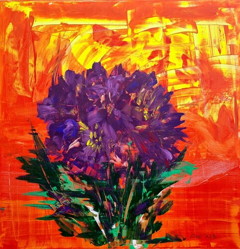 Flowers von Cristina Ciobanu, Malerei kaufen auf Singulart