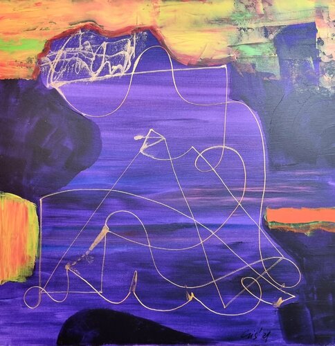 The quantum field II von Cristina Ciobanu, Malerei kaufen auf Singulart