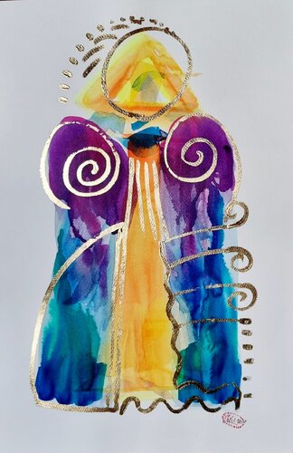 Angel II von Cristina Ciobanu, Werk auf Papier kaufen auf Singulart
