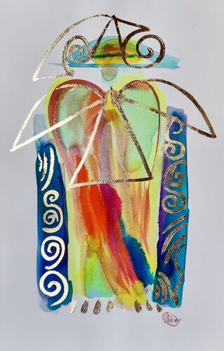 Angel III von Cristina Ciobanu, Werk auf Papier kaufen auf Singulart