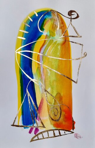 Angel VII von Cristina Ciobanu, Werk auf Papier kaufen auf Singulart