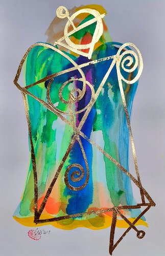 Angel 8 von Cristina Ciobanu, Werk auf Papier kaufen auf Singulart