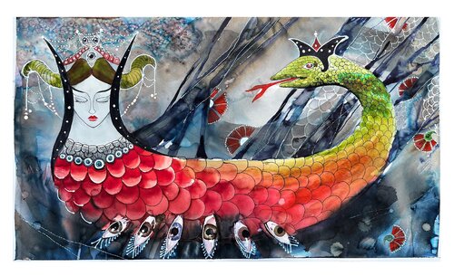 Crowned Illusion von Mehmet Uskul, Malerei kaufen auf Singulart