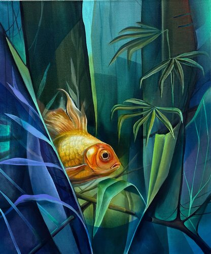 Encounters II von Mehmet Uskul, Malerei kaufen auf Singulart
