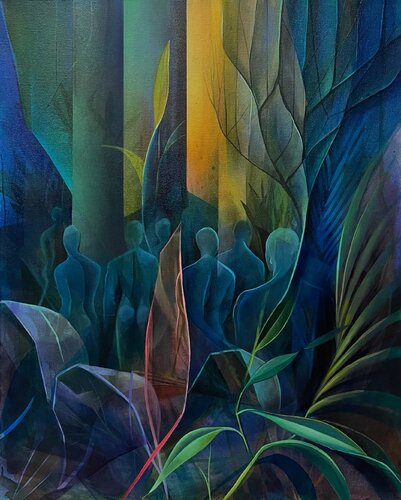 Fellows di Mehmet Uskul, Pittura in vendita su Singulart