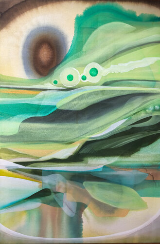 Emerald morning by Vanessa Onuk, Painting for Sale on Singulart