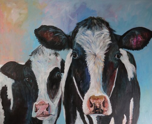 Sophie und Lilly de Christa Riemann, Pintura a la venta en Singulart