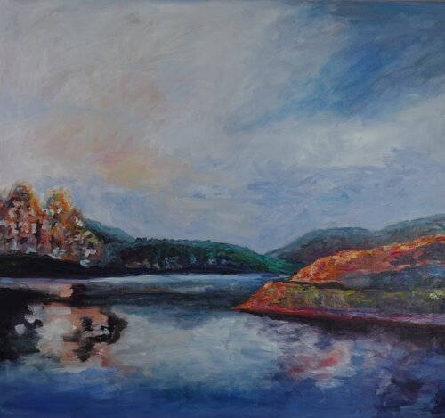 Die Farben des Morgens van Christa Riemann, Schilderij te koop op Singulart