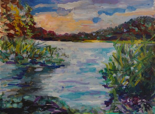 Landscape 4 von Christa Riemann, Malerei kaufen auf Singulart