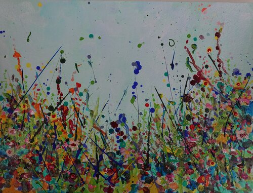 Flowers 1 de Christa Riemann, Pintura a la venta en Singulart