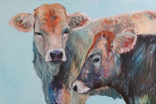 Brunhilde und Siegfried par Christa Riemann, Peinture en vente sur Singulart