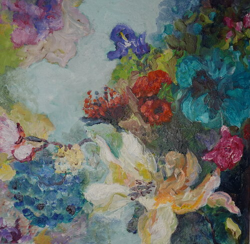 Fleurs céleste 30-1 Christa Riemann