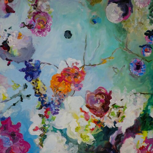 Fleurs céleste 90-1 Christa Riemann