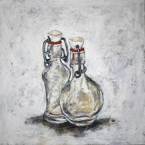 Gebügelt di Christa Riemann, Pittura in vendita su Singulart
