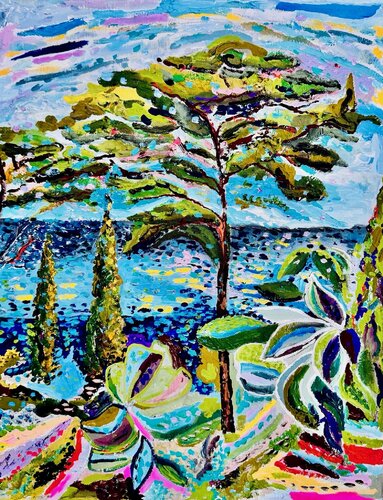 St. Tropez van Stephanie Bing, Schilderij te koop op Singulart