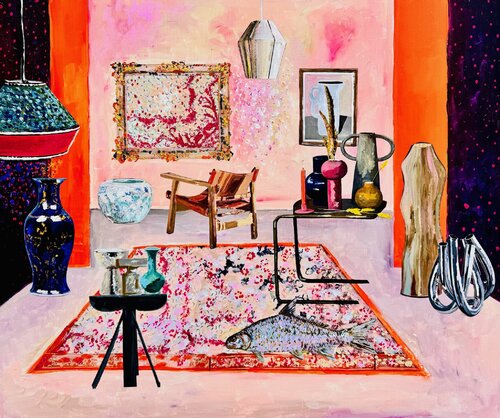 Executive Art Nouveau Suite by Stephanie Bing, Painting for Sale on Singulart