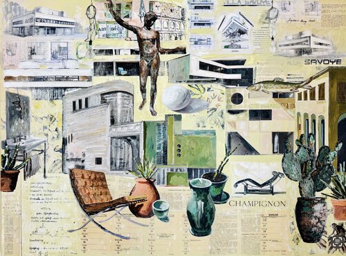 Villa Savoye von Stephanie Bing, Malerei kaufen auf Singulart