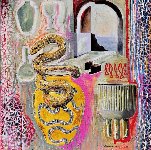 Topographie der Versuchung by Stephanie Bing, Painting for Sale on Singulart