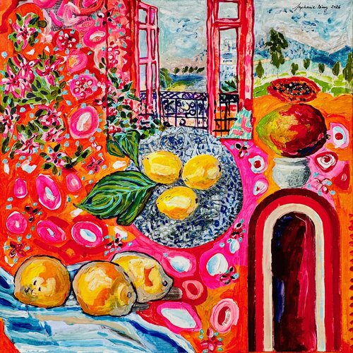 Vivace Mediterrano di Stephanie Bing, Pittura in vendita su Singulart