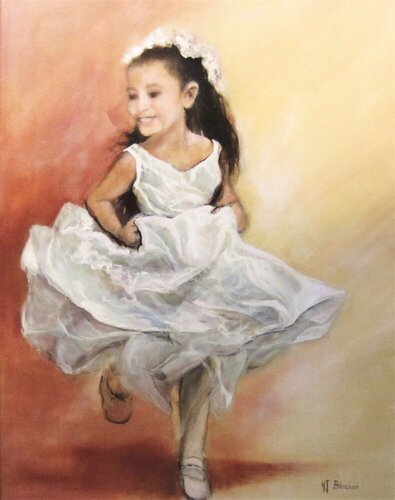 La joie qui danse van Marie Josiane BLACHON, Schilderij te koop op Singulart