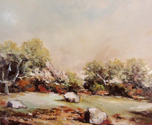 PAYSAGE DES MAURES N° 3 van Marie Josiane BLACHON, Schilderij te koop op Singulart