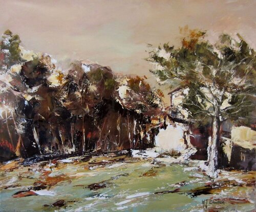 PAYSAGE DES MAURES N° 7 van Marie Josiane BLACHON, Schilderij te koop op Singulart