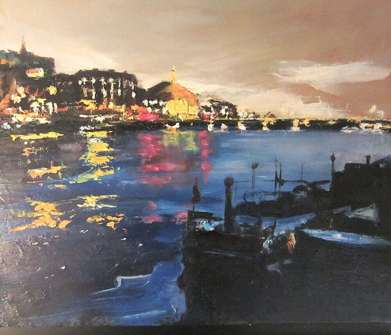 Paris , quai de Seine Marie Josiane BLACHON