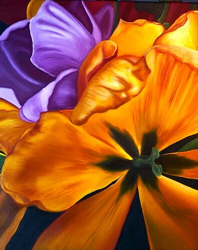 Tulpen van Bernhard Sulser, Schilderij te koop op Singulart