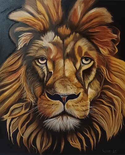 Löwe van Bernhard Sulser, Schilderij te koop op Singulart