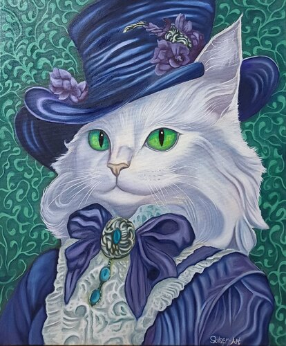 Katze van Bernhard Sulser, Schilderij te koop op Singulart
