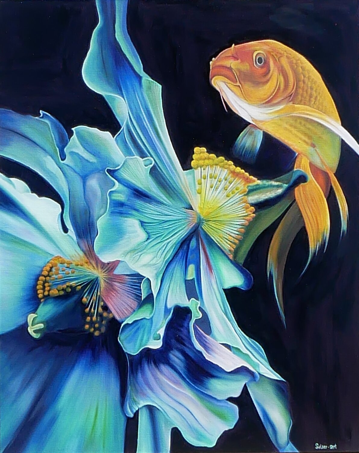 „Lilie und Fisch – Poetik der Tiefe“ Bernhard Sulser