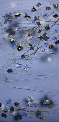 "Powder Blue Morning" van Anastassia Skopp, Schilderij te koop op Singulart