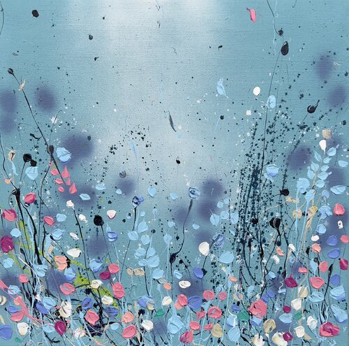 "Blue Field" de Anastassia Skopp, Pintura a la venta en Singulart