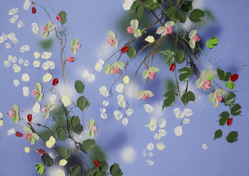 "Flowers" III van Anastassia Skopp, Schilderij te koop op Singulart