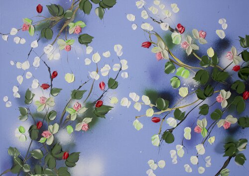 "Flowers" I van Anastassia Skopp, Schilderij te koop op Singulart