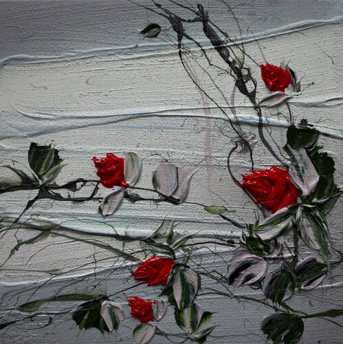 "Red Roses" van Anastassia Skopp, Schilderij te koop op Singulart
