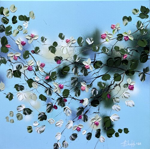 "Fresh Roses II” van Anastassia Skopp, Schilderij te koop op Singulart