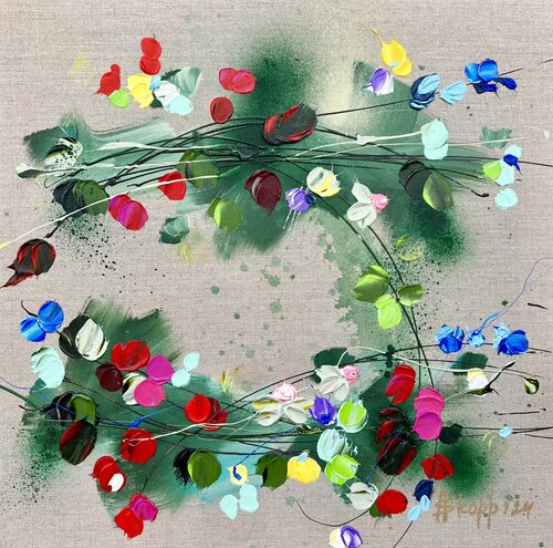 "Little Garden” von Anastassia Skopp, Malerei kaufen auf Singulart