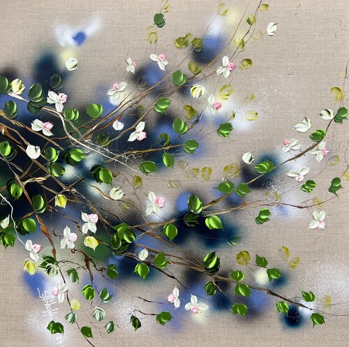 Whispers of Morning Roses van Anastassia Skopp, Schilderij te koop op Singulart