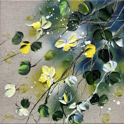 Yellow Roses van Anastassia Skopp, Schilderij te koop op Singulart