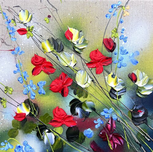 Spring Smells V van Anastassia Skopp, Schilderij te koop op Singulart