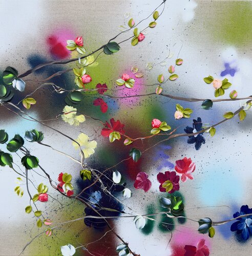 "Satori Blooms I" de Anastassia Skopp, Pintura a la venta en Singulart