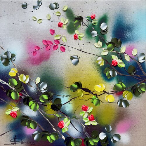Blooms I van Anastassia Skopp, Schilderij te koop op Singulart