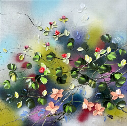 Blooms III van Anastassia Skopp, Schilderij te koop op Singulart