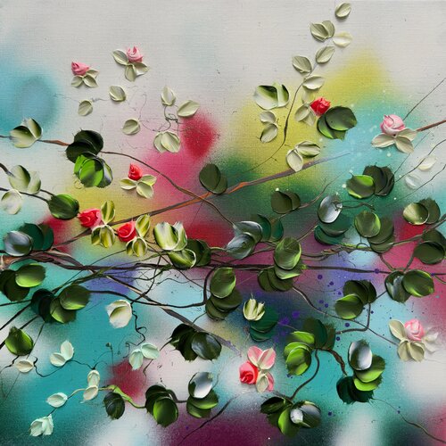 Blooms IV par Anastassia Skopp, Peinture en vente sur Singulart