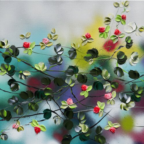 Blooms V van Anastassia Skopp, Schilderij te koop op Singulart