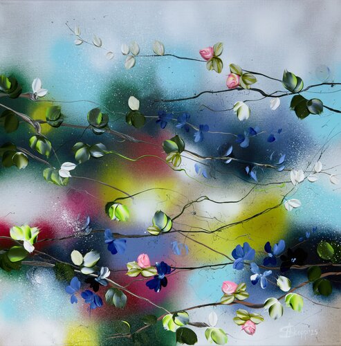 "Floral Whirl I" Anastassia Skopp