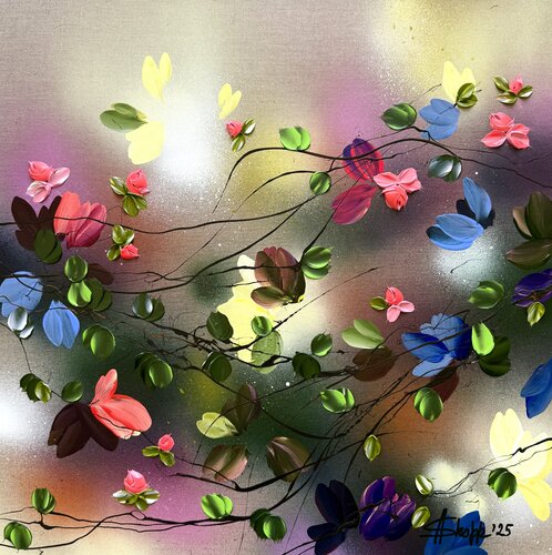 Satori Blooms III von Anastassia Skopp, Malerei kaufen auf Singulart