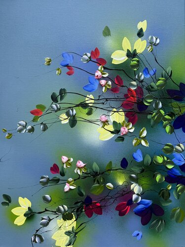 Fragments of a Garden #3 de Anastassia Skopp, Pintura a la venta en Singulart