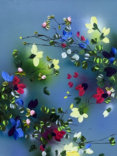 Fragments of a Garden #2 di Anastassia Skopp, Pittura in vendita su Singulart